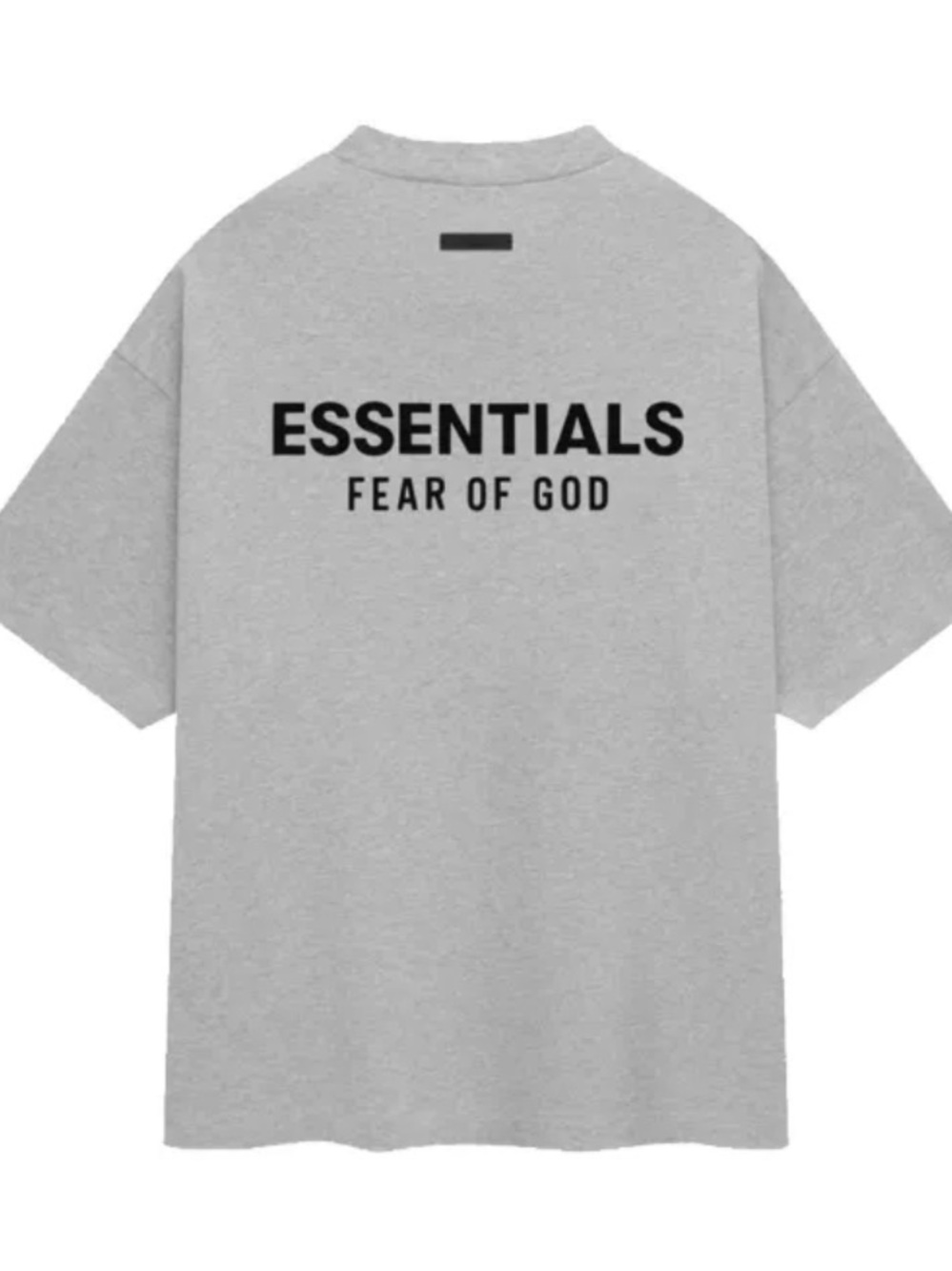 New Fear of God Essentials Short Sleeve Tee in Light Grey